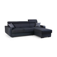 ECKSOFA - Pedro - Schwarz - Schwarz, Textil (236/165cm) - Möblo