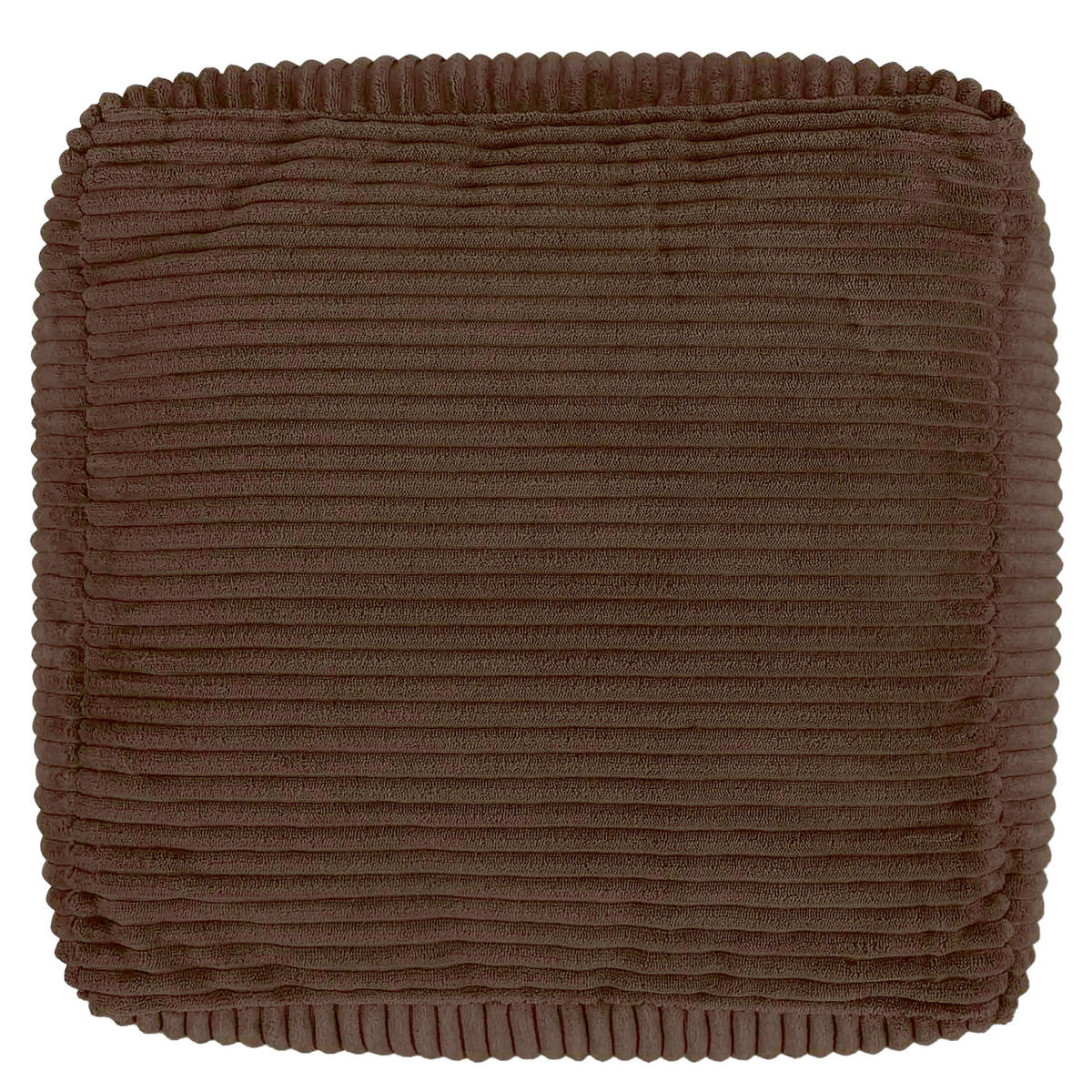SITZPOUF Amara - Braun, Textil (42/24/42cm) - icon