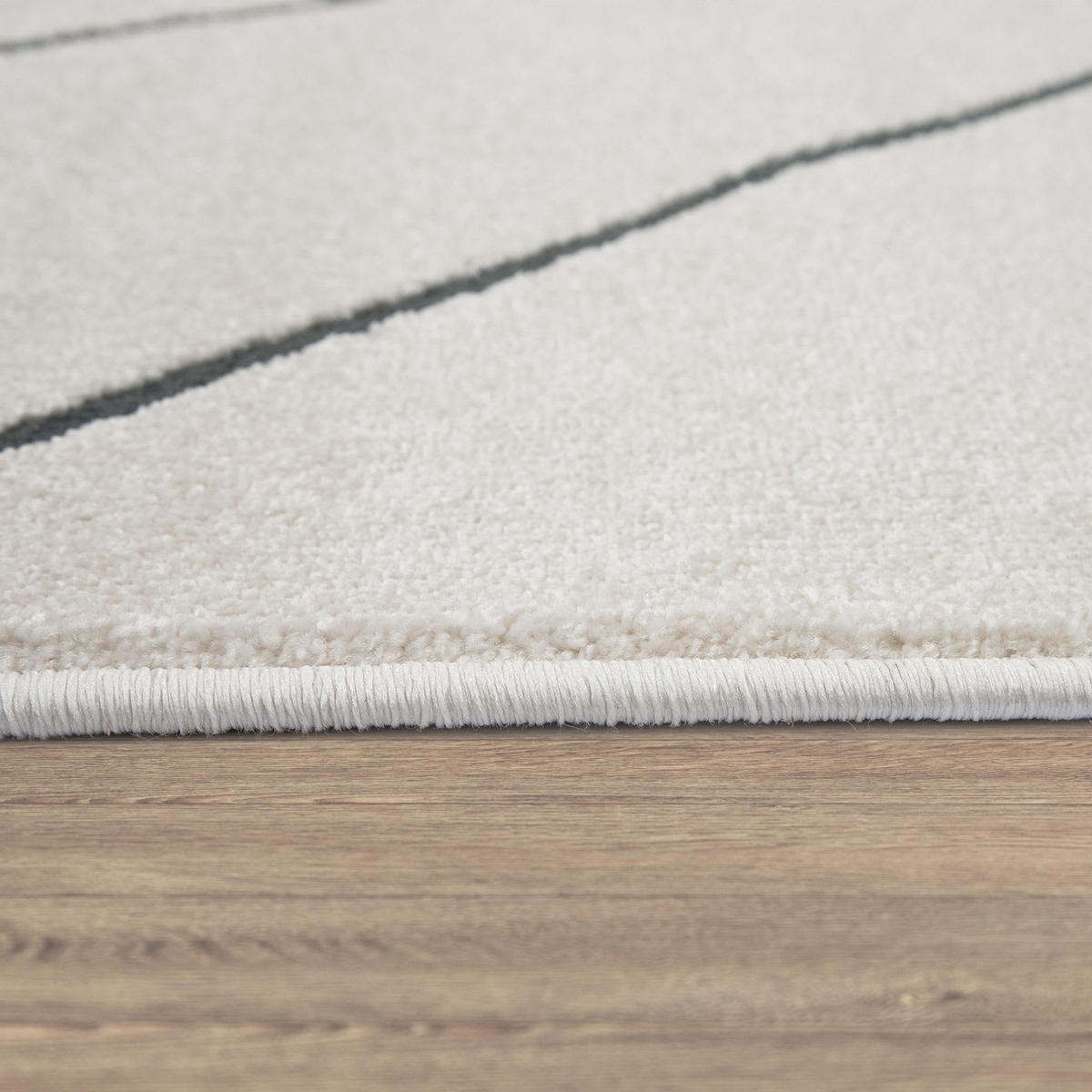 KURZFLORTEPPICH 160/160 cm Haral 785 - Weiß, Kunststoff (160/160cm) - Paco Home