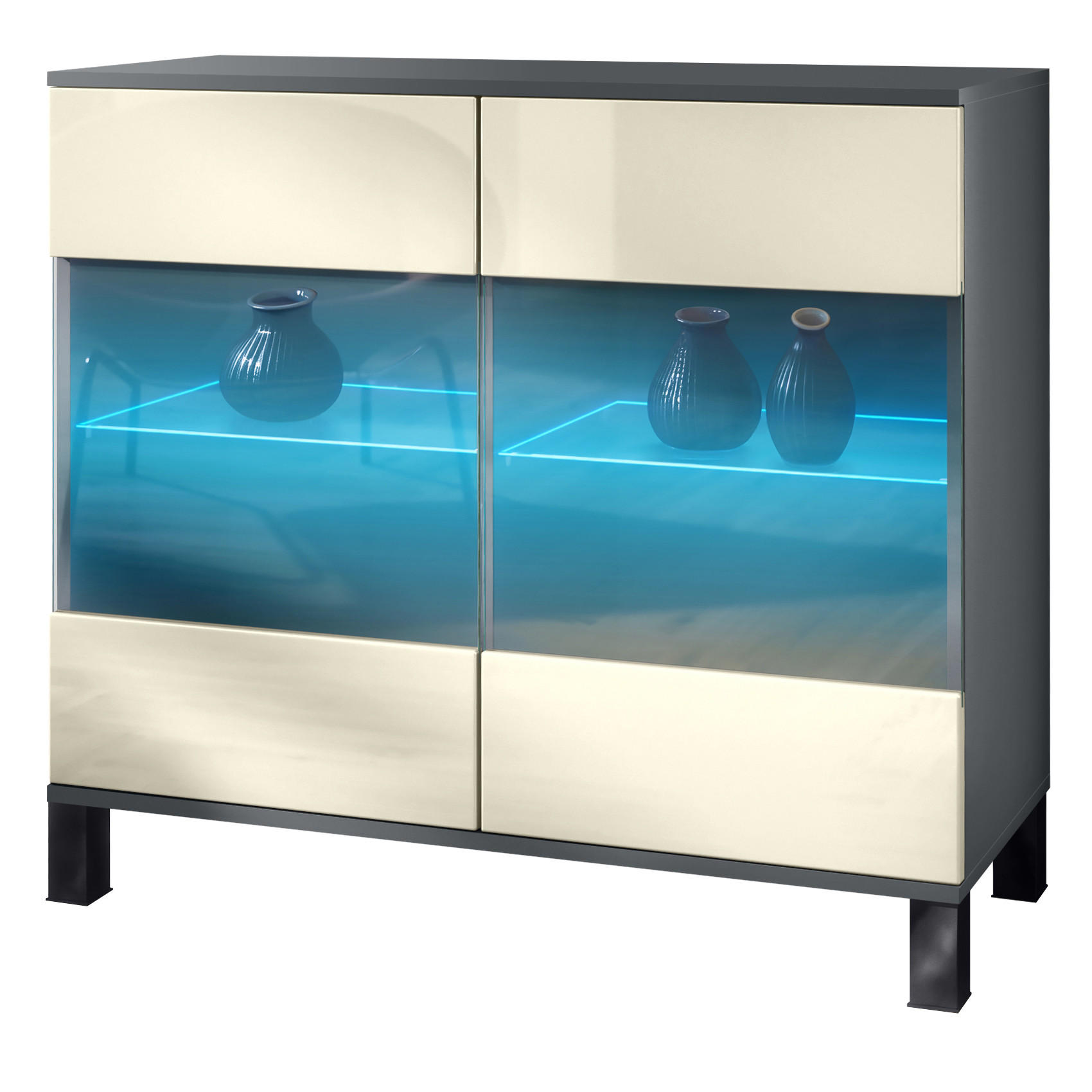 Vladon Kommode Creme 92.5x84.5x35 cm