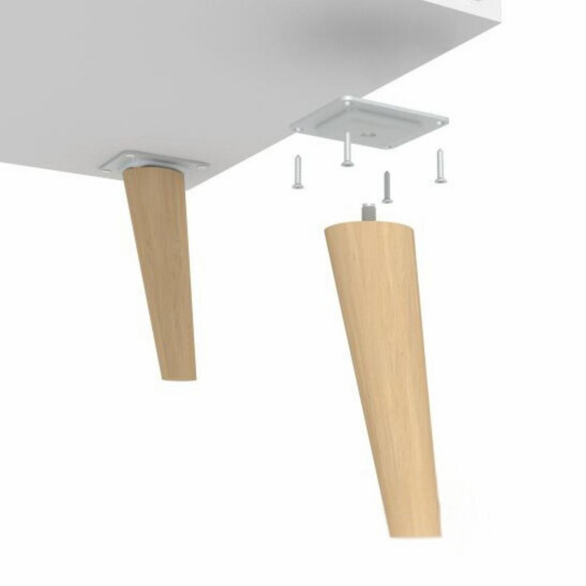 BÜCHERREGAL Fondi - Weiß, Holzwerkstoff (40/116/90cm) - RAUMHIRSCH FURNITURE