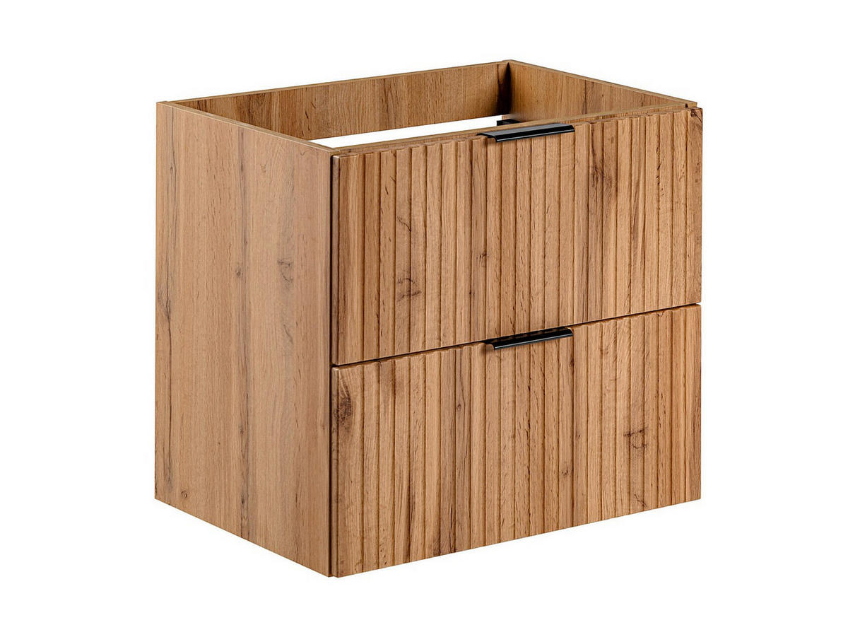 EINZELWASCHTISCH - 60cm x 46cm - MDF - naturfarben hell - ZEVARA - Naturfarben, Holz (60/57/46cm) - Vente-Unique