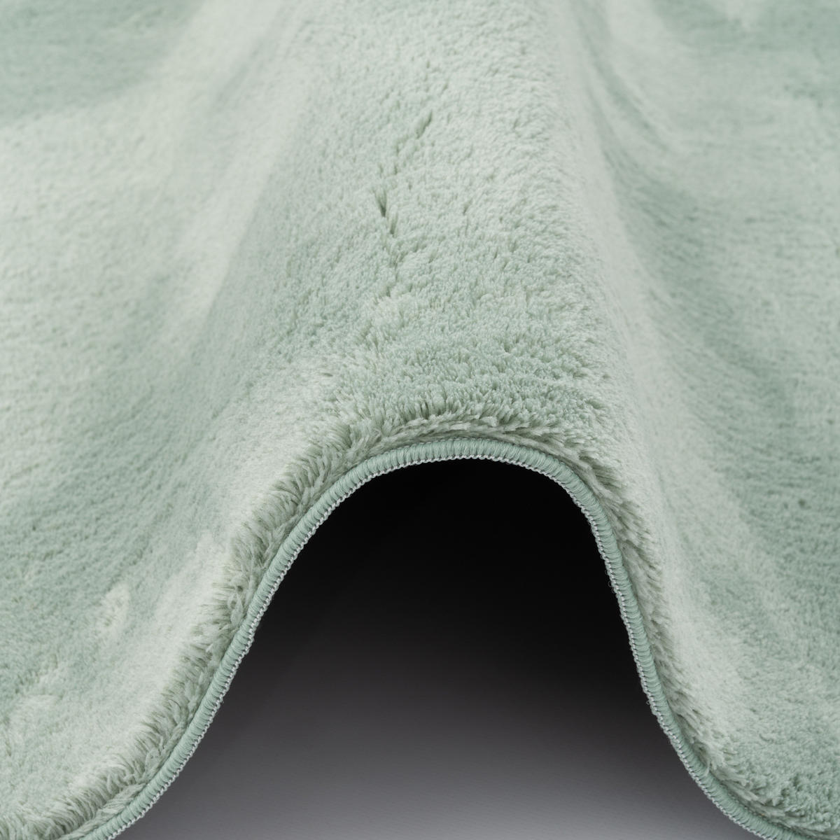 FELLTEPPICH SUPER SOFT PEARL - Grün, Textil (80/150cm) - Pergamon