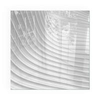 GLASPLATTE für Kamin 50x50 cm - Weiß, Glas (50/50/0.4cm) - TULUP