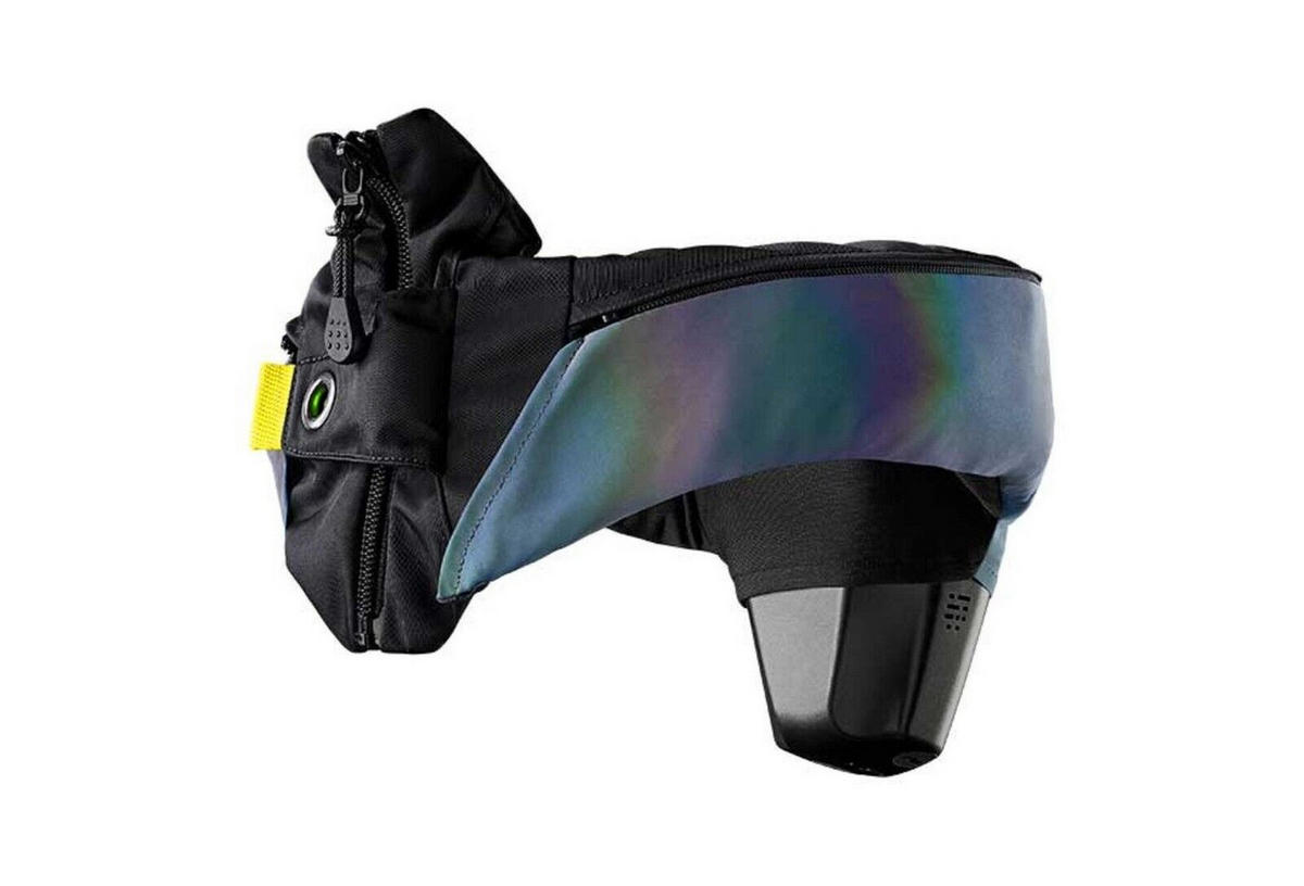 FAHRRADHELM ÜBERZUG C.RIDE Schwarz 49-59cm - Schwarz, Textil (12/15cm) - Hövding