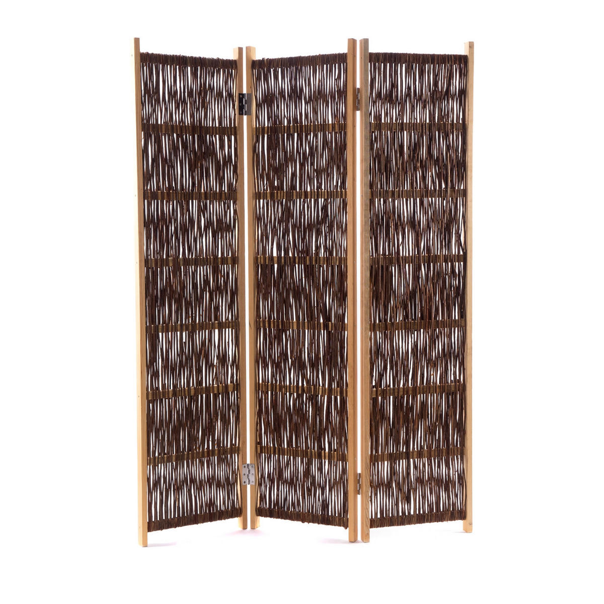 RAUMTEILER Bosca Weide - Naturfarben, Naturmaterialien (120/170/5cm) - CREEDWOOD