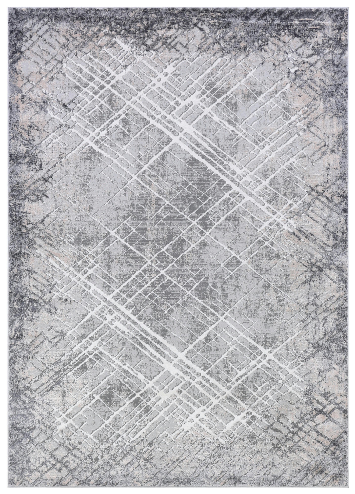 Tapiso Teppich Grau 160x230 cm