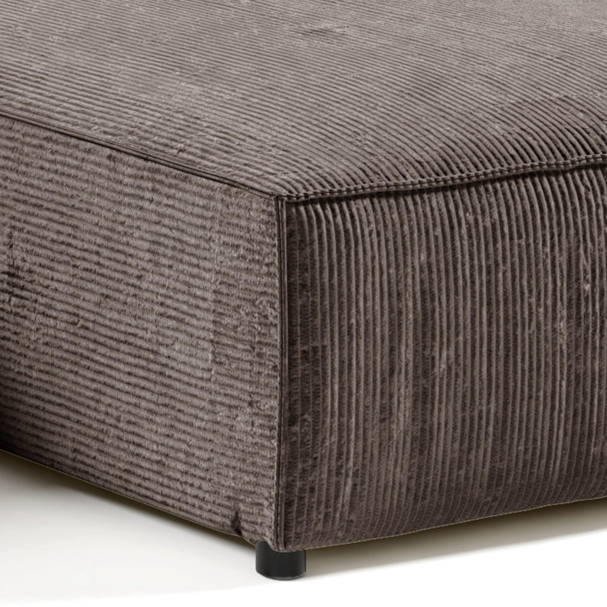 ECKSOFA Isaac 4 Sitzplätze Braun - Braun, Holzwerkstoff (294/185cm) - Petits-meubles