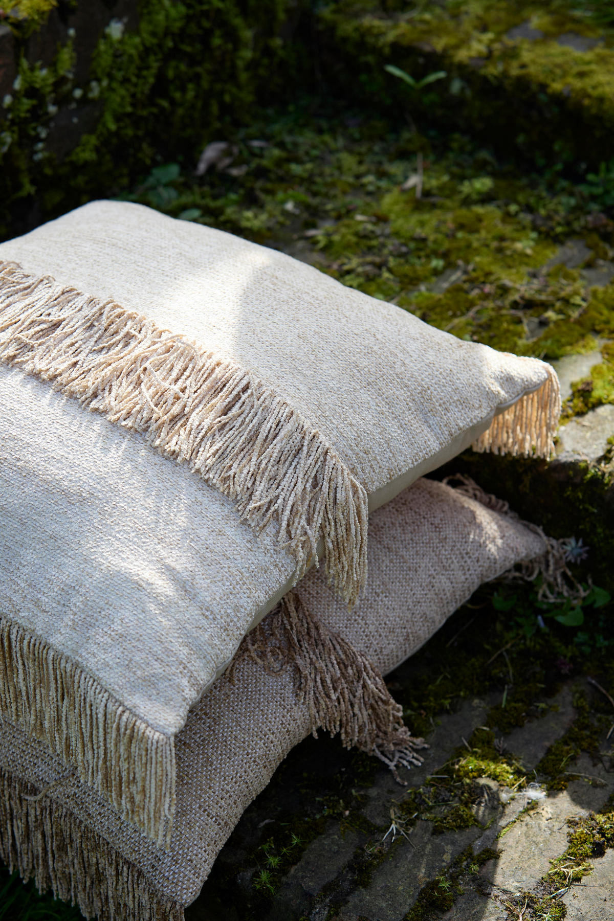 DEKOKISSEN Luani Braun 45/45/10 cm - Braun, Textil (45/45cm) - Light & Living