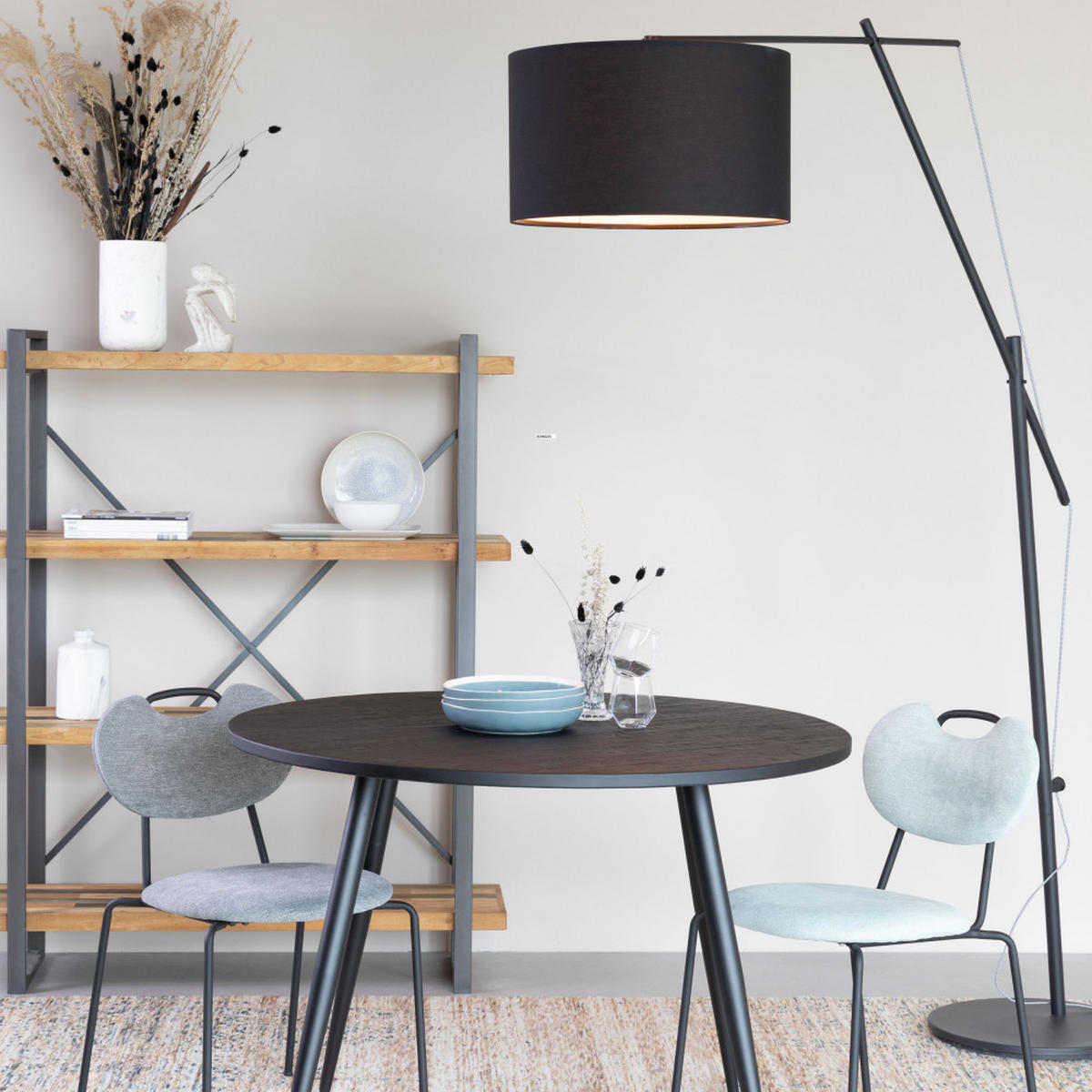 ESSTISCH - Schwarz - Schwarz, Holz (110/110/76cm) - Drawer