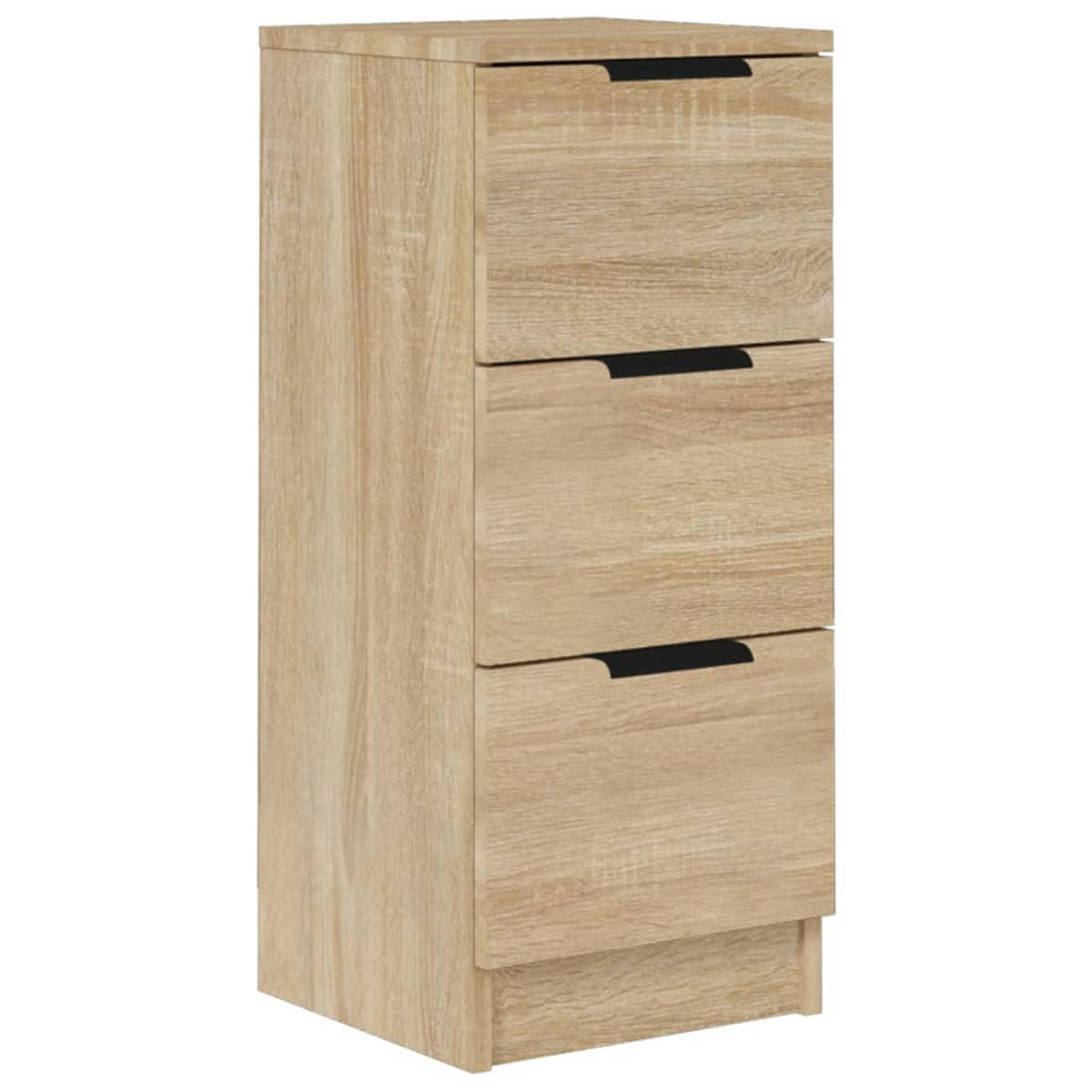 SIDEBOARDS mit 3 Schubladen 30/30/70 cm aus Holzwerkstoff Sonoma-Eiche Dekor - Sonoma Eiche, Holz (30/70/30cm) - vidaXL