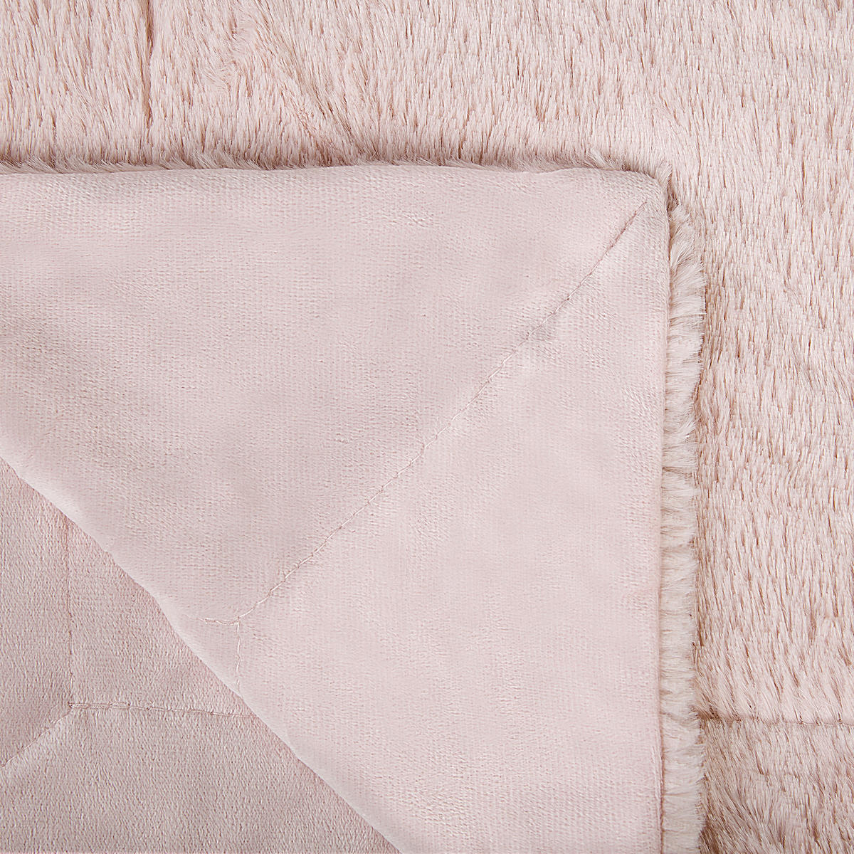 TAGESDECKE Rosa Gelik 200/180 cm - Pink, Textil (180/200cm) - Beliani