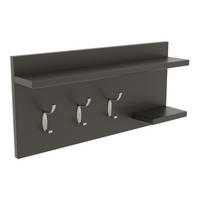 WANDGARDEROBE Ånge - Anthrazit, Holzwerkstoff (62/30/12cm) - [en.casa]