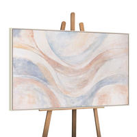 GEMÄLDE Windlinien Schattenfugenrahmen Beige 120x80 cm - Beige, Holz (120/80cm) - YS-art gallery