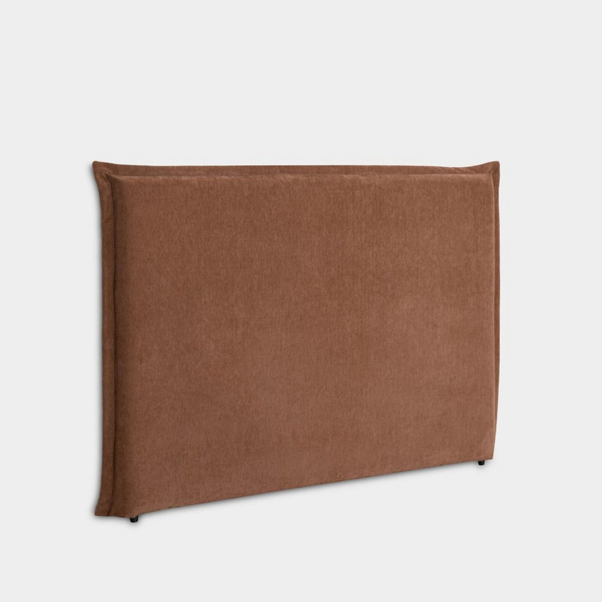 KOPFTEIL DOPPELTES Louise Terrakotta 170 cm x 120 cm - Terracotta, Textil (170/7cm) - Klast Home