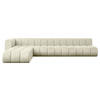 ECKSOFA modulares Sofa Darnel-L3 - 387x177x70 cm Beige - Beige, Holzwerkstoff/Textil (387/177cm) - ALTDECOR