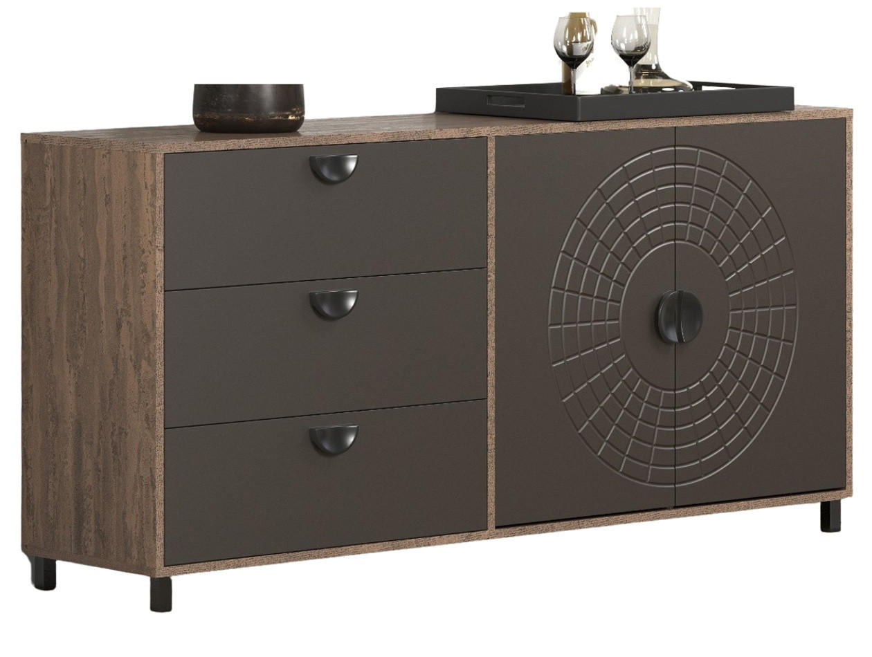 Top.Furn Sideboard Bronze, Rost 176x86x42 cm