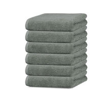 HANDTÜCHER, 6er-Set, 50x100 cm, 100% Baumwolle, Grau - Hellgrau, Textil (50/100cm) - Zollner