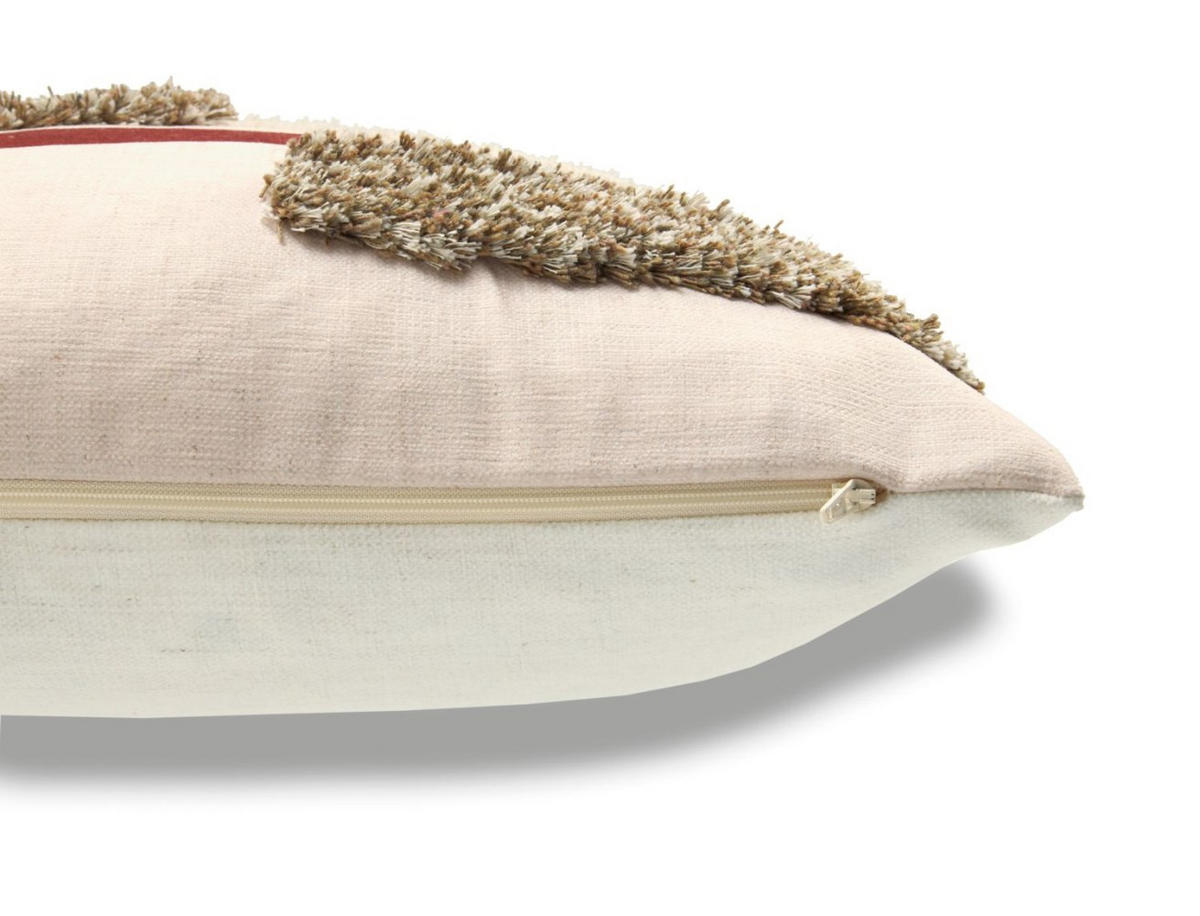 ZIERKISSENHÜLLE Painted Sticks rose 45x45cm - Hellrosa, Textil (45/45cm) - Tom Tailor