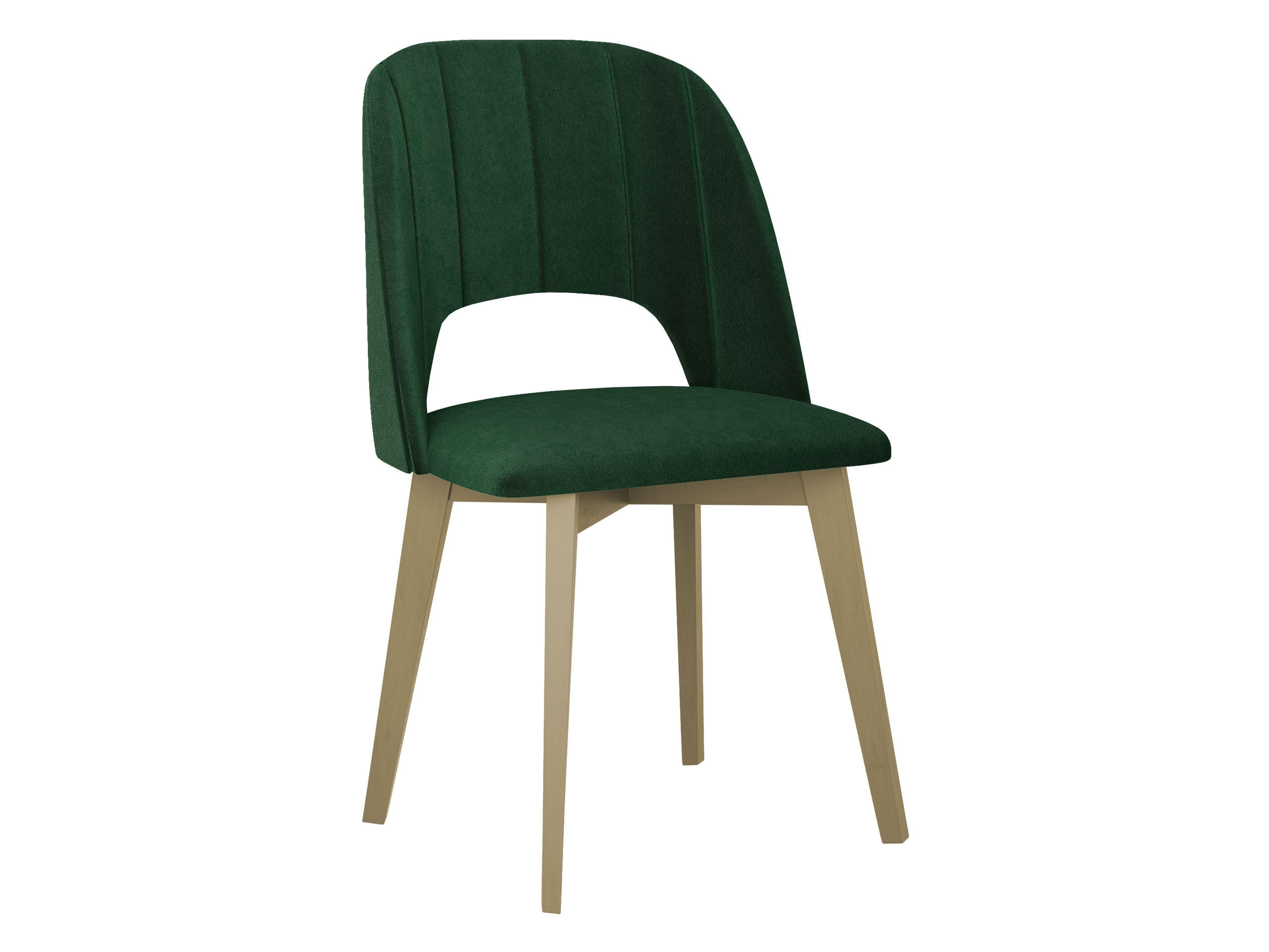 ESSZIMMERSTUHL Monti IV Pik Gerade - Sonoma Eiche/Grün, Holz/Textil (48/83/54cm) - MIRJAN24