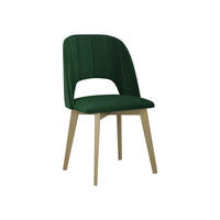 ESSZIMMERSTUHL Monti IV Pik Gerade - Sonoma Eiche/Grün, Holz/Textil (48/83/54cm) - MIRJAN24
