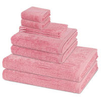 FROTTIERSET Premium 8-teilig - Rosa, Textil (50/100cm) - Ross