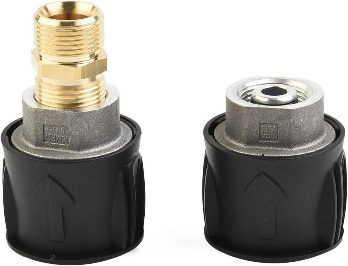 ADAPTER K2-K7 Schlauchadapter - Click Connect, 2x Kupplung und Nippel, M22 x 1,5 mm - Multicolor, Kunststoff/Metall (10/10/10cm)