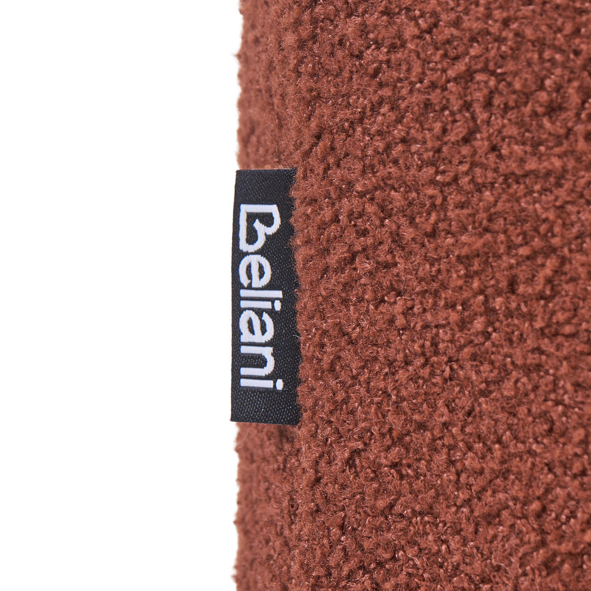 POUF Bouclé Goldbraun Idyllwild - Goldfarben, Textil (49/45/39cm) - Beliani