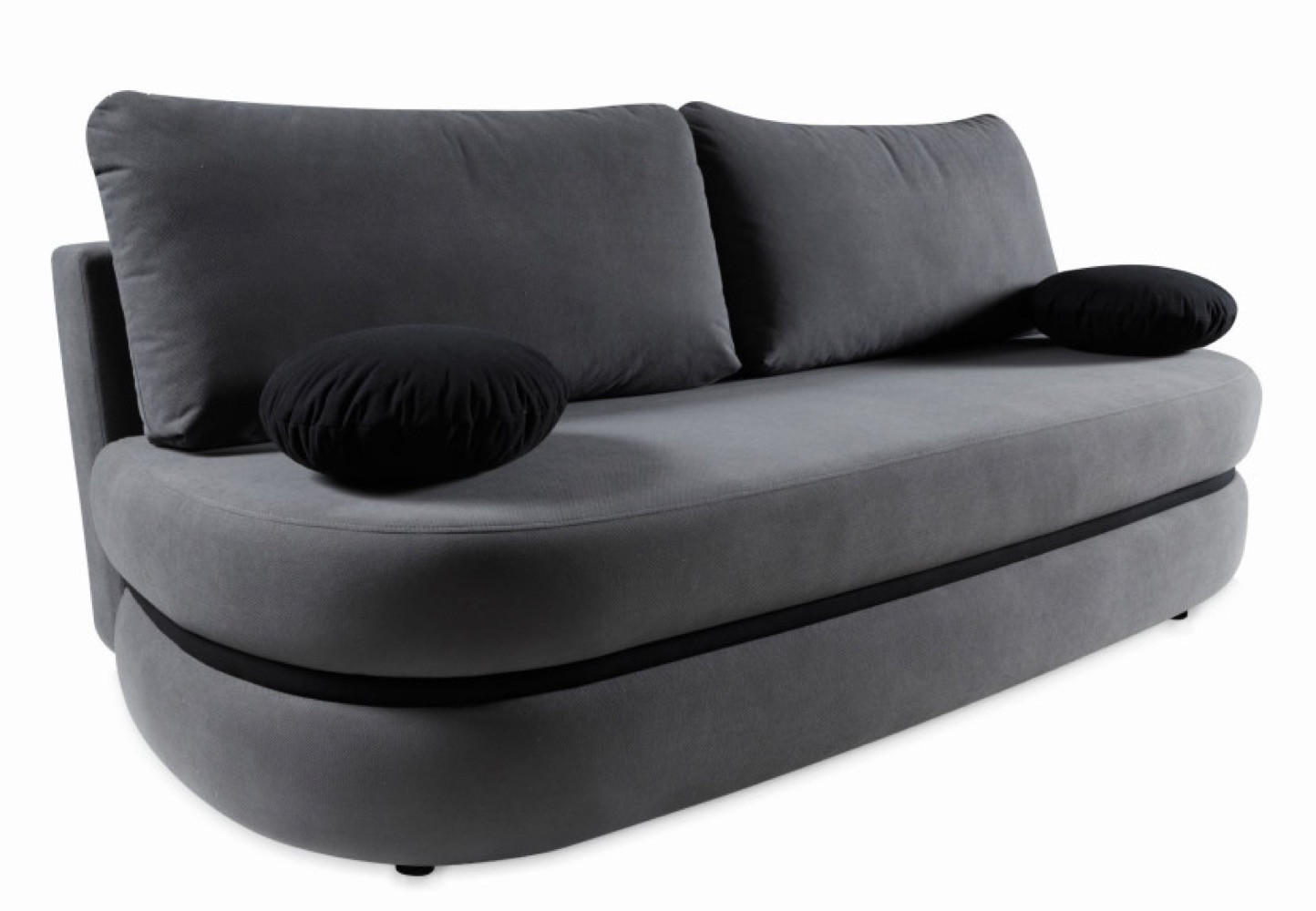 SOFA Grau Iber - Grau, Holzwerkstoff/Textil (211/93/211cm) - Sepro Meble