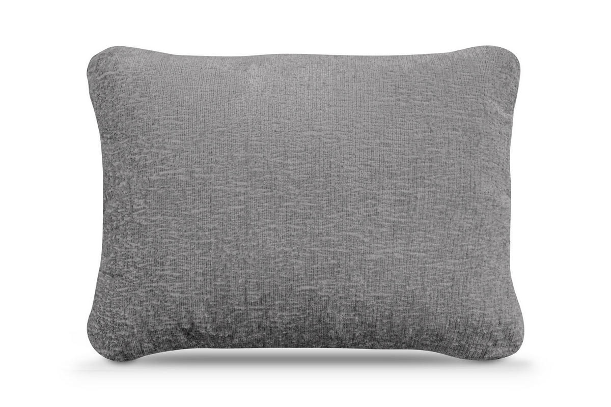 DREHSESSEL RAGGI 360° Drehfunktion mit inklusive dekorativem Kissen, Grau - Grau, Textil (92/75/94cm) - KONSIMO®