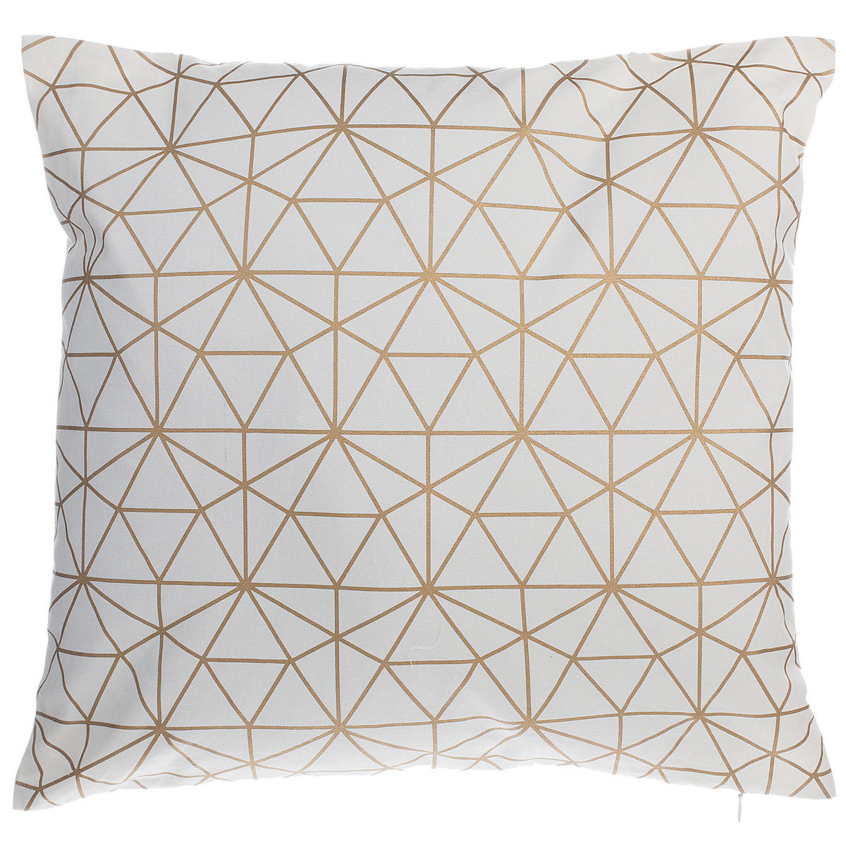 DEKOKISSEN 2er-Set Weiß 45/45 cm Sedum - Weiß, Naturmaterialen/Textil (45/45cm) - Beliani