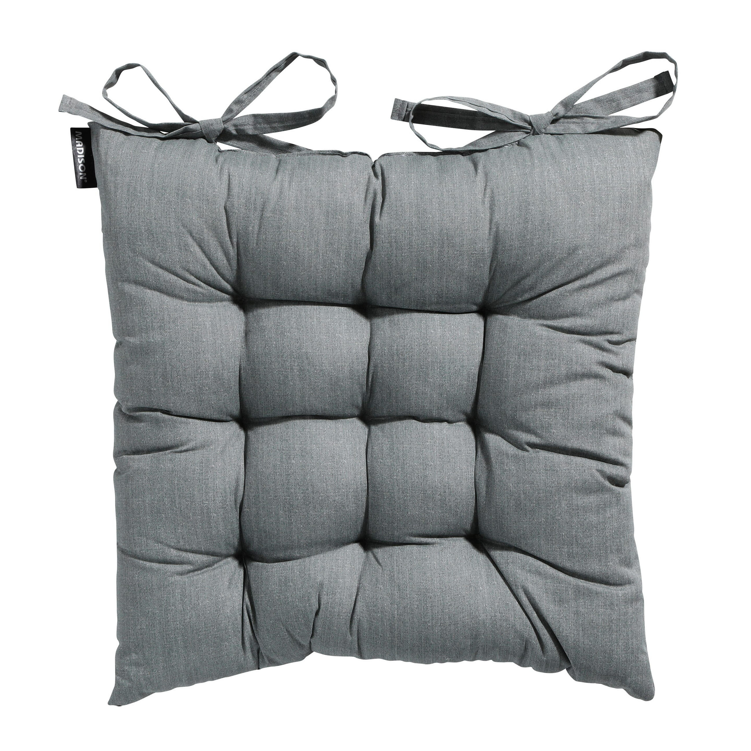 SITZKISSEN Basic 46/46 cm 4er-Set - Grau, Textil (46/6/46cm) - Madison