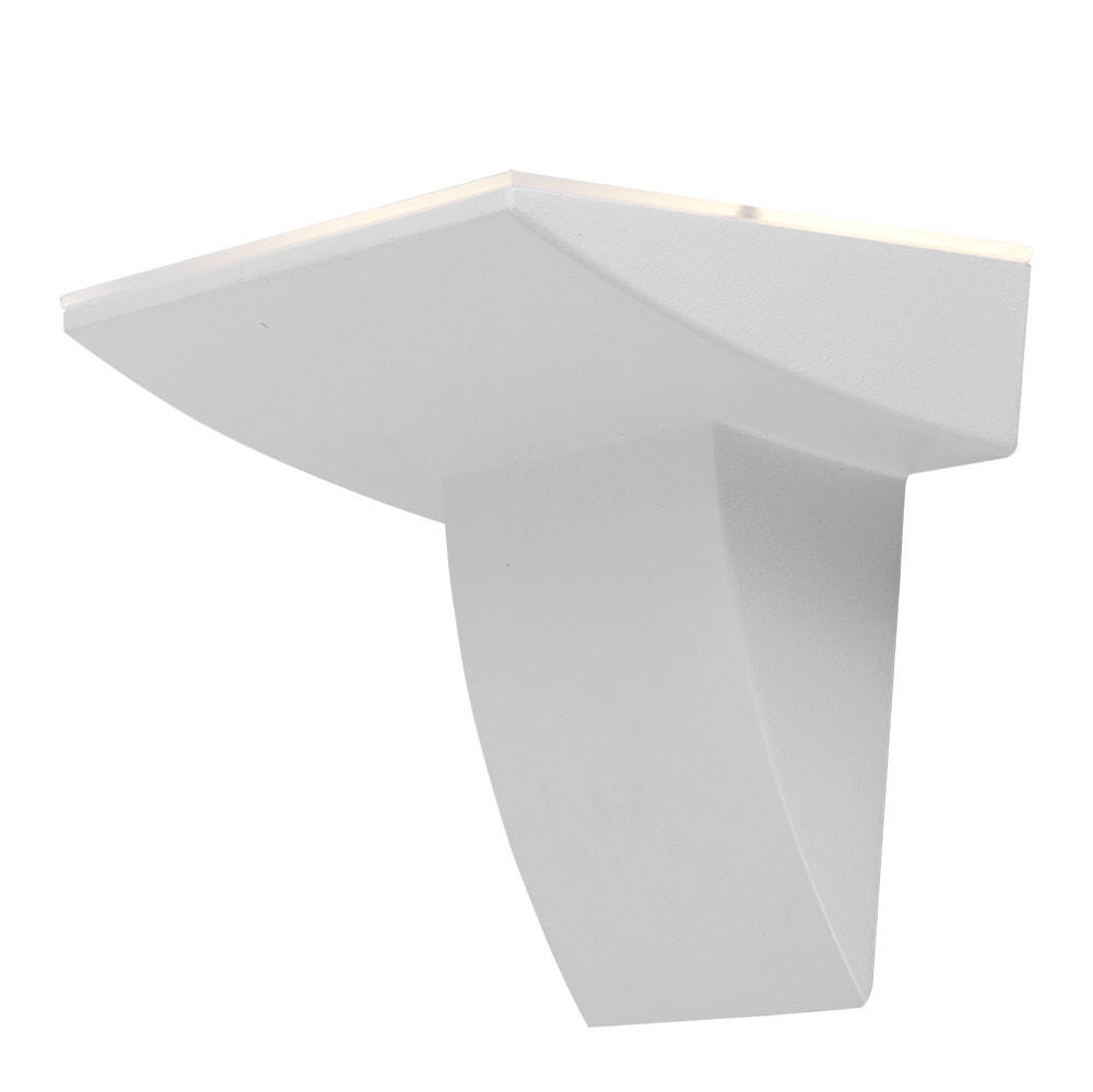 LED AUSSEN-WANDLEUCHTE Fontela Weiß - Weiß, Metall (14/17.5/24cm)