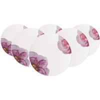 GOURMETTELLER Rose Garden bunt ø 31,8 cm 6er Set - Multicolor, Keramik (31.8cm) - Villeroy & Boch