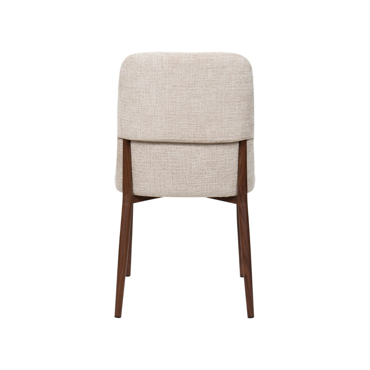 ESSZIMMERSTUHL 2er Set aus Stoff, beige - Beige, Textil (49/86/61cm) - Giga Meubel