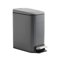 ABFALLBEHÄLTER Avati - Dunkelgrau, Metall (15.5/30.5/29.5cm) - home&you