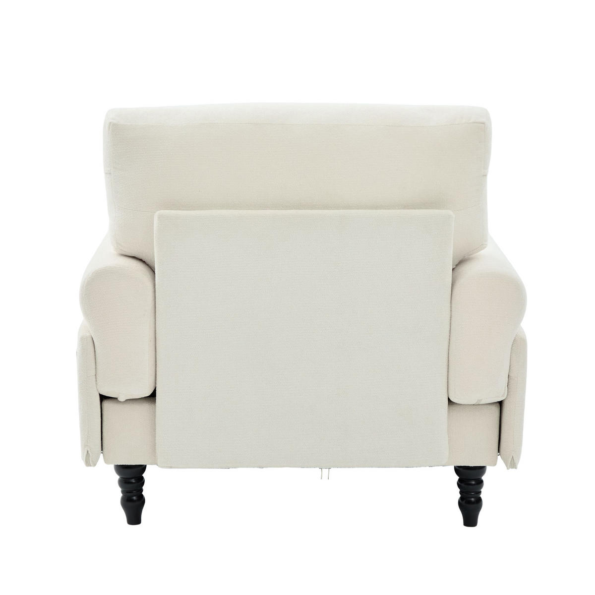 RELAXSESSEL Liege,hochdichte Polsterung,Seitentaschen,Chenille,Beige - Beige, Textil (97/86/125.5cm) - LVHOM