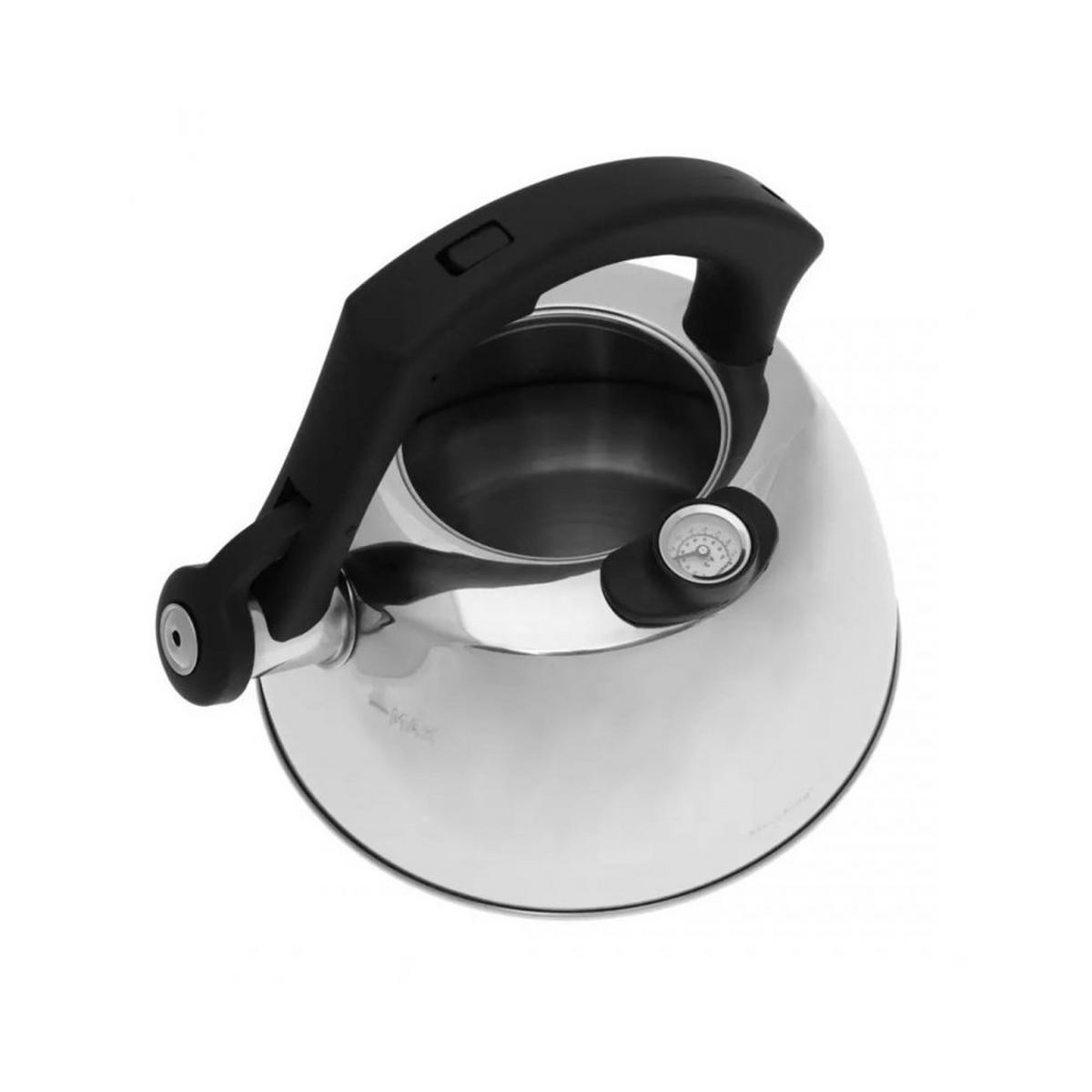 WASSERKESSEL Silber 22/20/22 cm KB7370 - Silberfarben, Metall (22cm) - Klausberg 