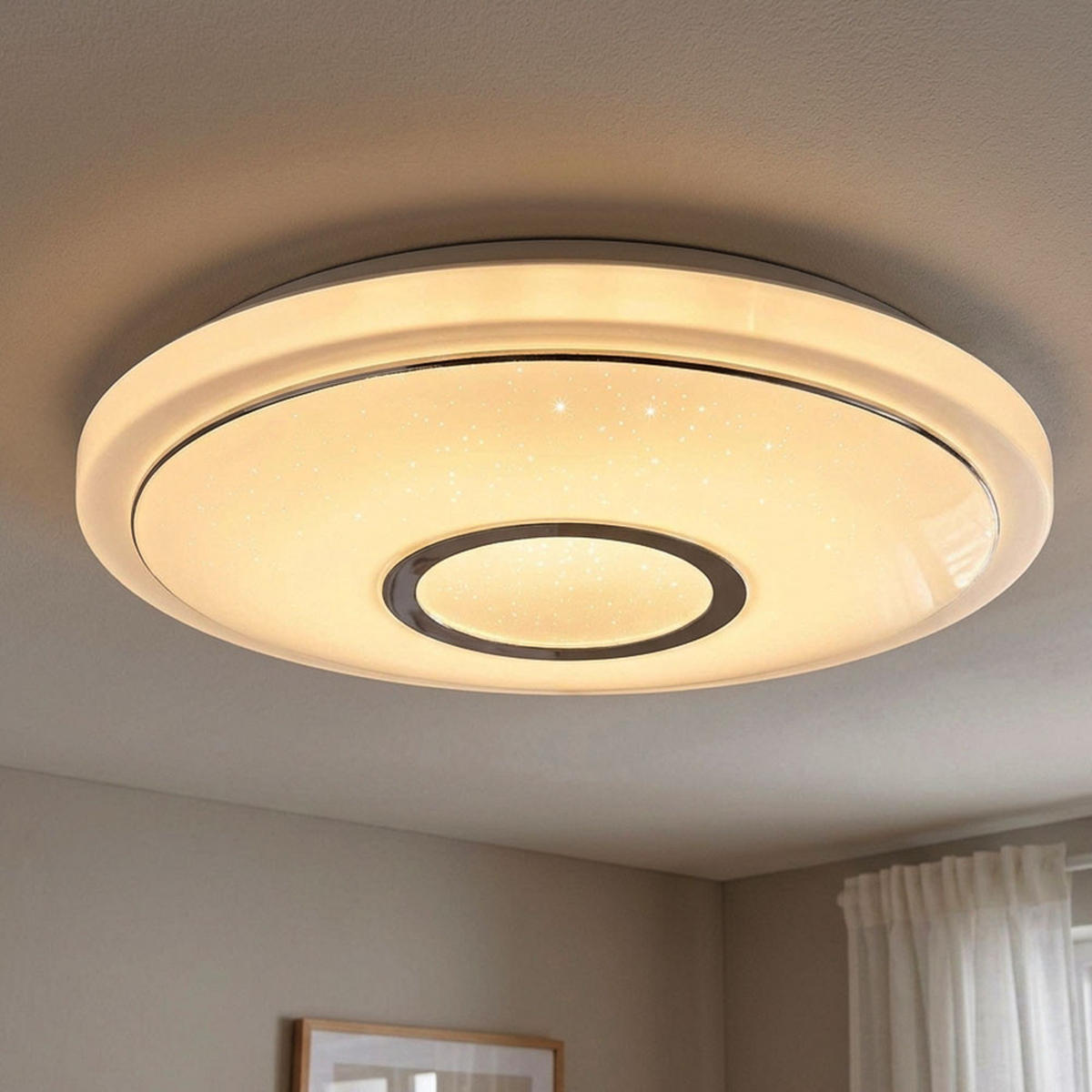LED DECKENLEUCHTE CONNOR Acryl Weiß - Weiß, Metall (40/40/8cm) - Globo Lighting