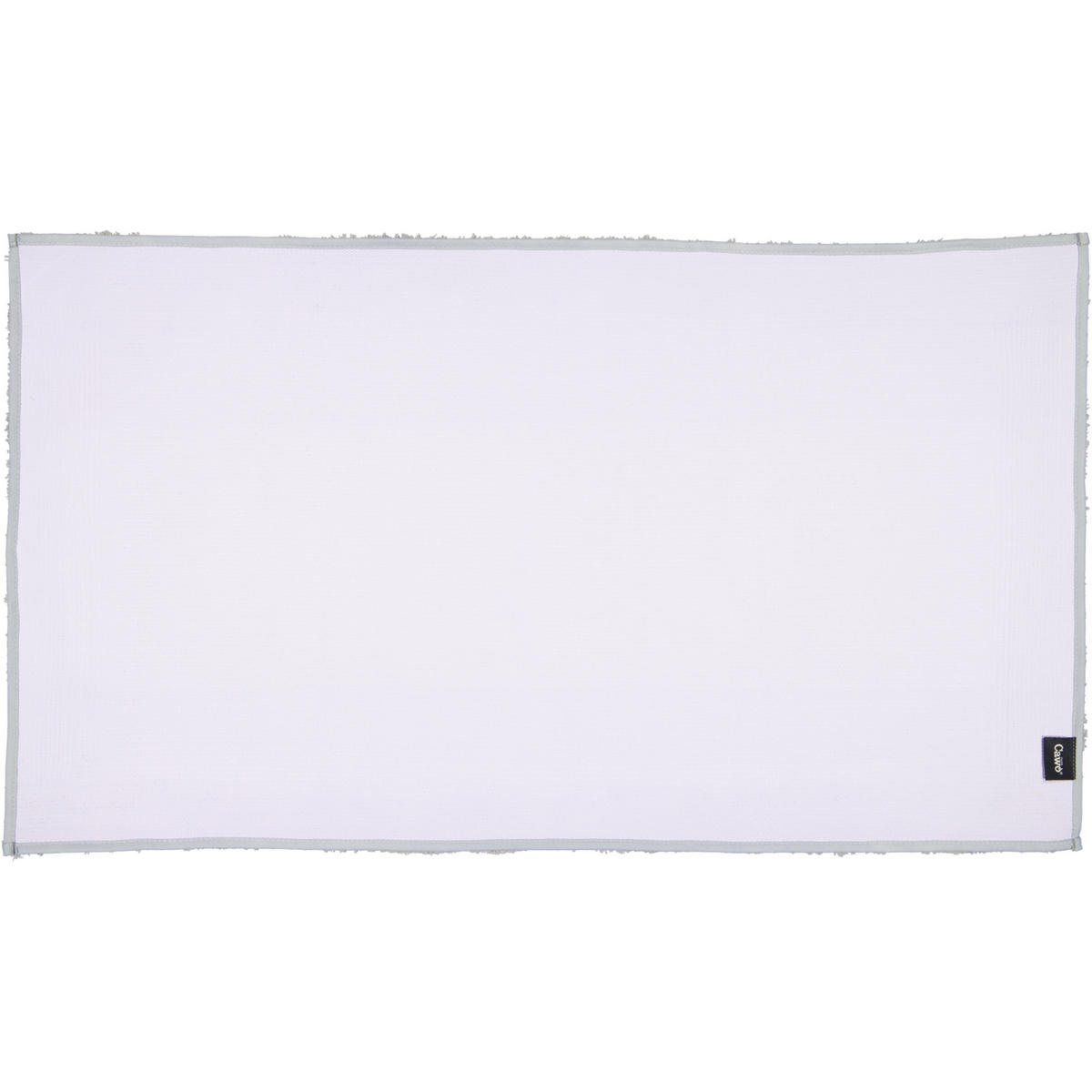 BADTEPPICHE LUXURY HOME TWO-TONE 590 PLATIN - 76 - Grau, Textil (70/120cm) - Cawö
