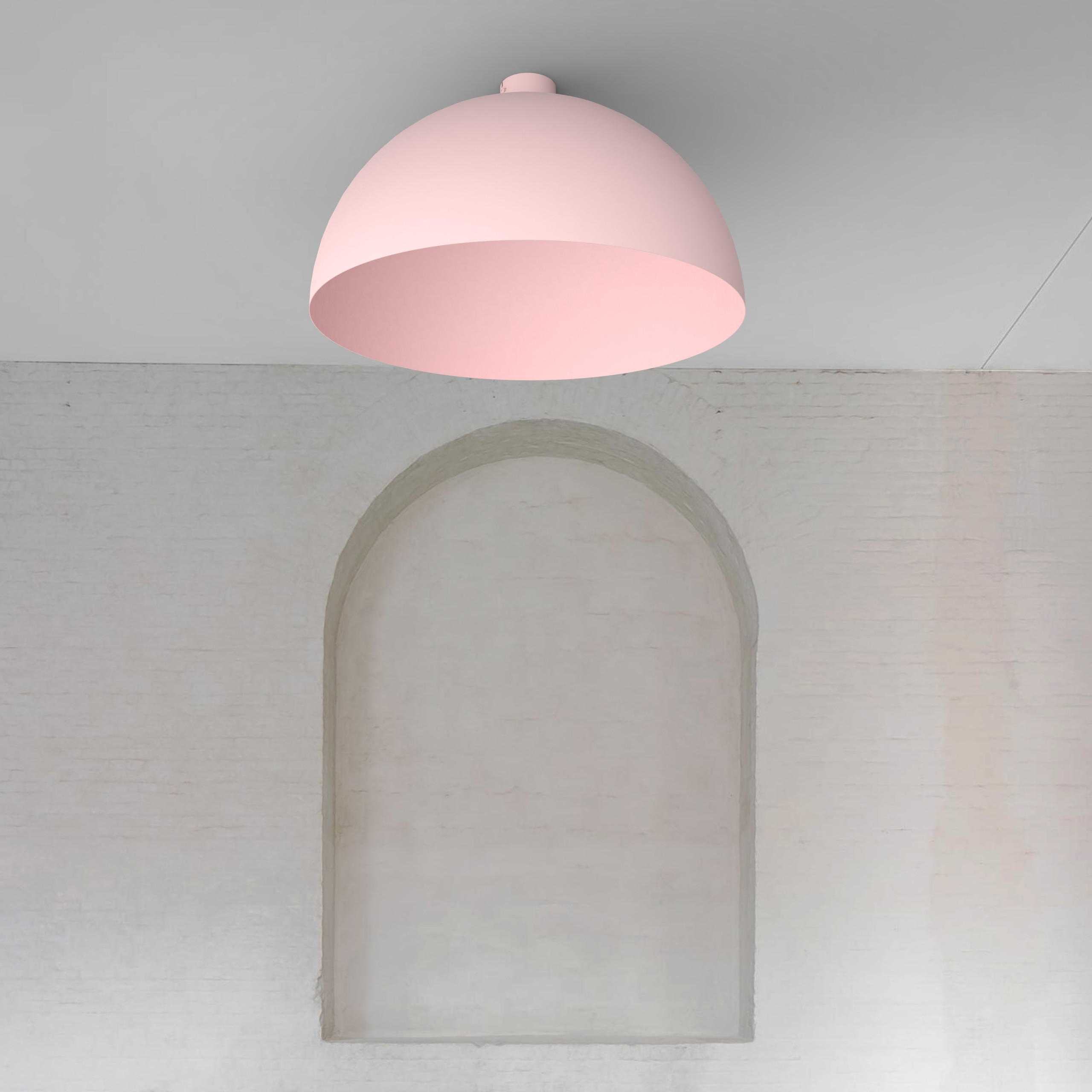 DECKENLEUCHTE - Pink, Metall (60/60/30cm) - Lumicom