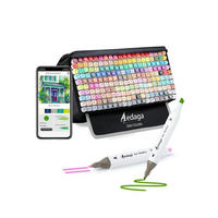 ALKOHOL Marker Set 200 Farben mit App - Multicolor, Kunststoff (17/16/34cm)