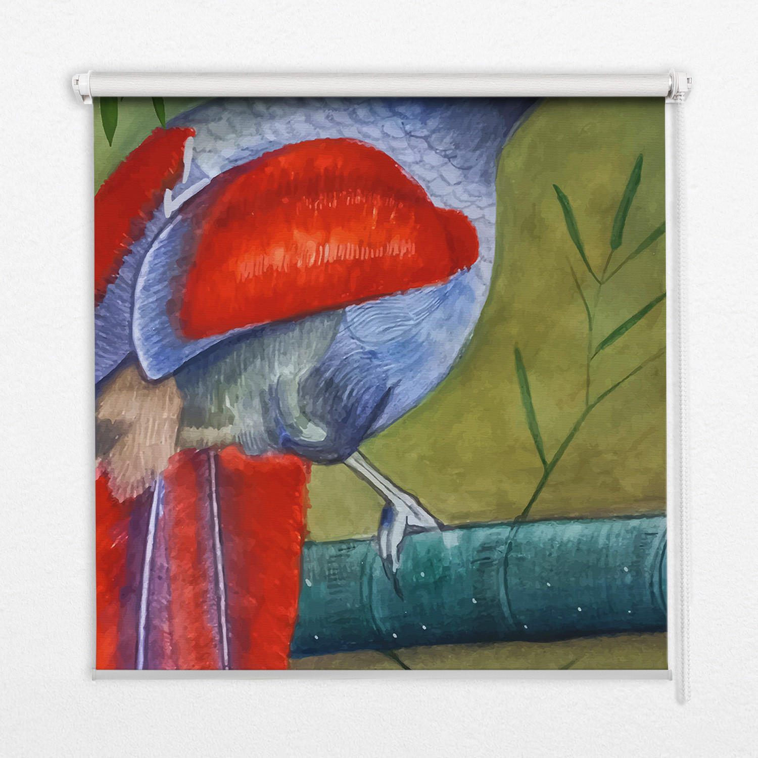 TULUP VNITŘNÍ roleta - okenní roleta - roleta - 150x140 cm - Pták na větvi