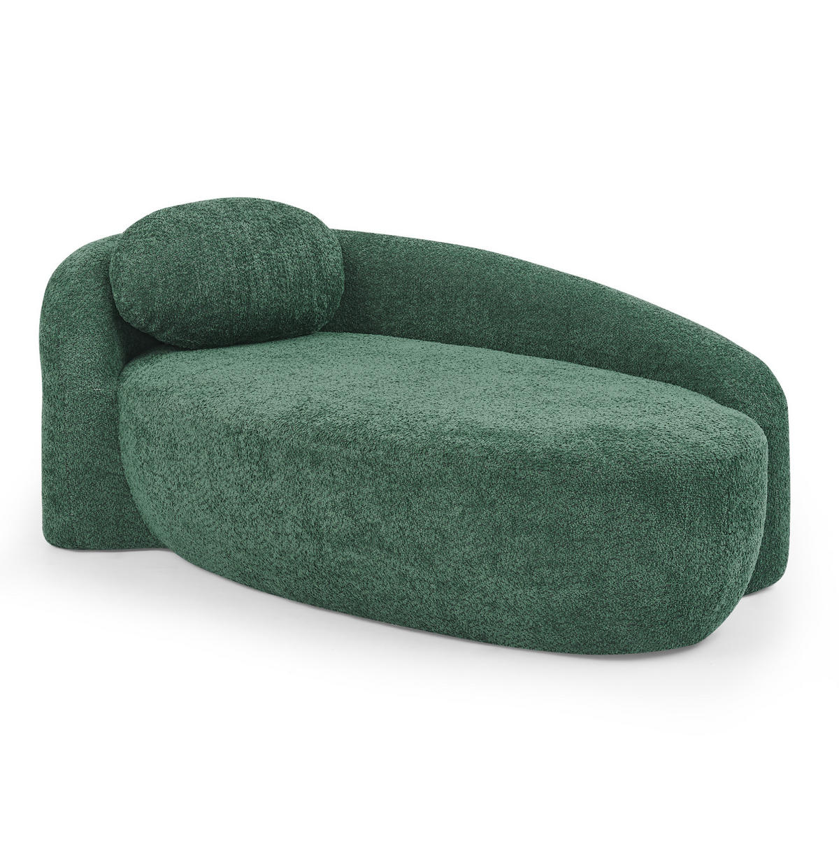 SOFA mit Teddybezug Grün - Grün, Kunststoff (38/24.5/67cm) - Meubliv