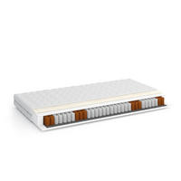 FEDERKERNMATRATZE VIVA Weiß 80x160x18 cm - Weiß, Textil - FURNLUX