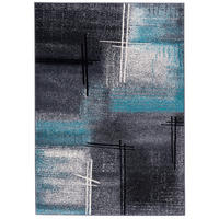 DESIGNER TEPPICH BRILLIANT VERLAUF - Blau, Textil (120/170cm) - Pergamon