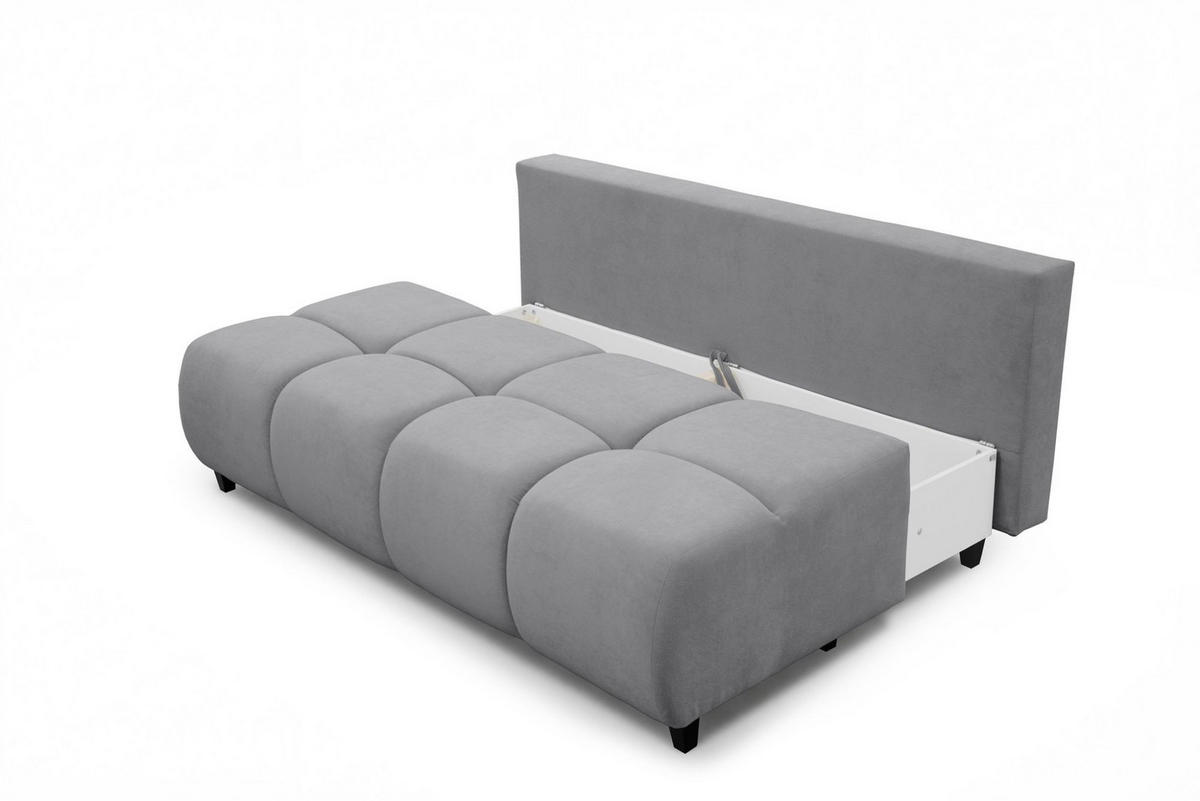 SCHLAFSOFA Xenio Mit Schlaffunktion - Grau, Holzwerkstoff/Textil (196/103/100cm) - Fun Möbel