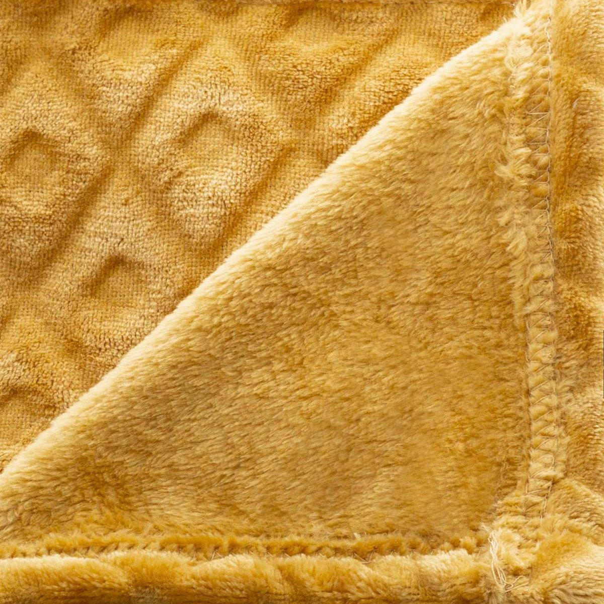 WOHNDECKE 125/150 cm - Gelb, Textil (125/150cm) - Atmosphera Createur d´interieur