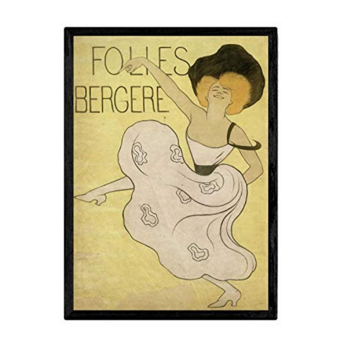 POSTER Frau Mit Kleid Vintage A3 Rahmenlos - Klar, Papier (29.7/5/42cm) - Nacnic