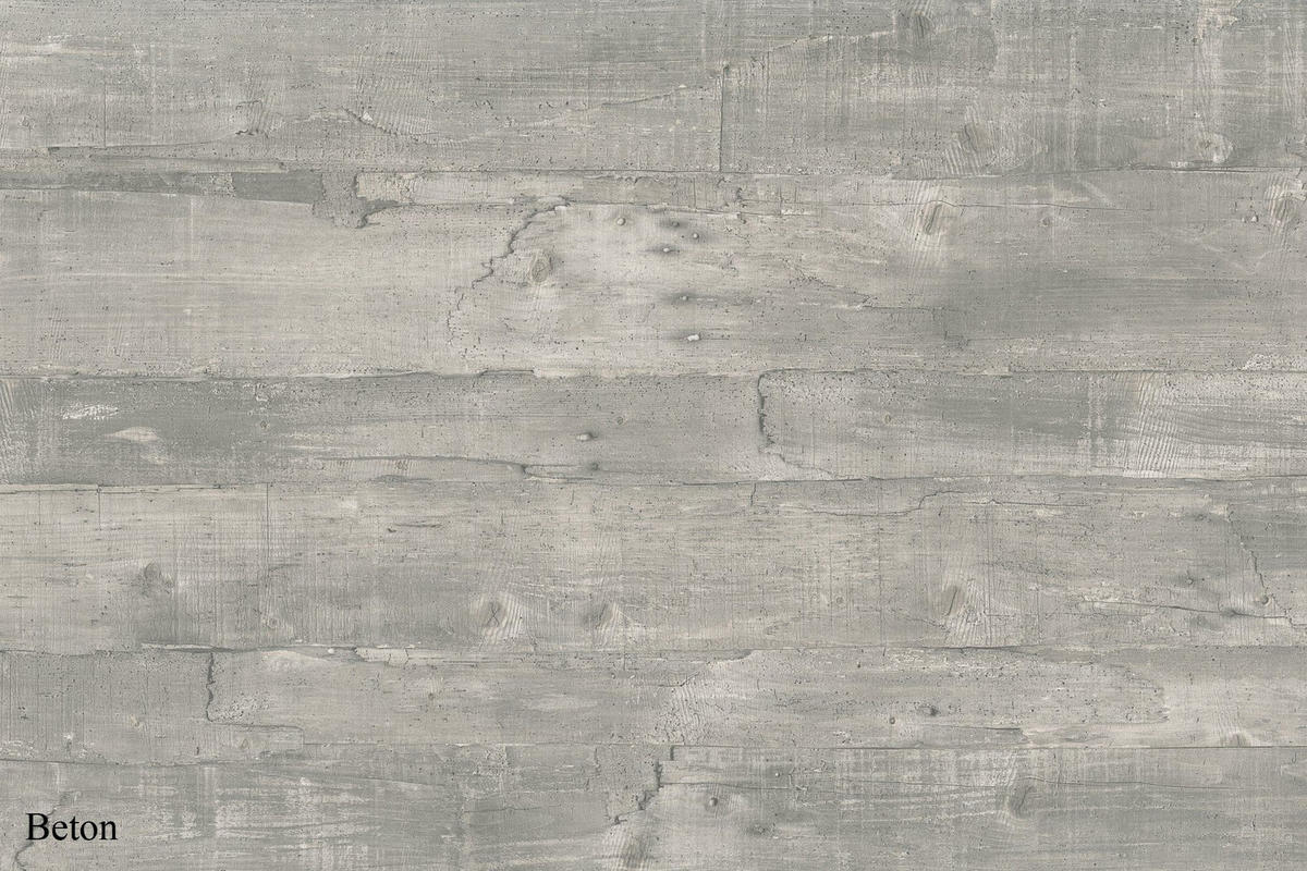 ESSZIMMERTISCH Eila 8 200 x 100 x 75 Esstisch Schwarzstahl/Beton - Hellgrau, Holz (200/100/75cm) - 58aufmkessel